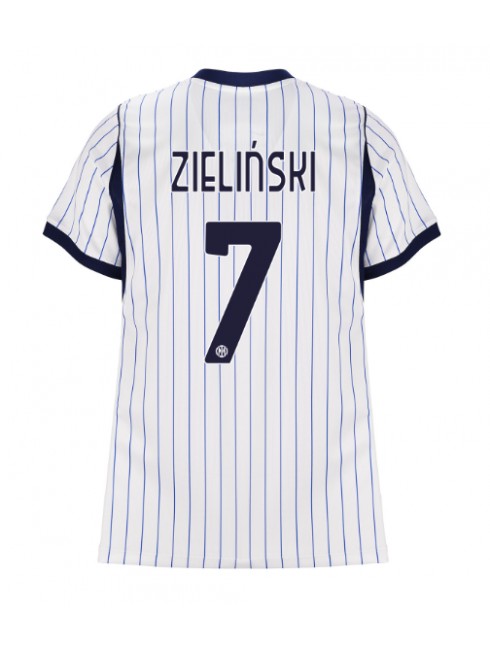 Inter Milan Piotr Zielinski #7 Replika Borta Kläder Dam 2026-27 Kortärmad Inter Milan Piotr Zielinski #7 Replika Borta Kläder Dam 2026-27 Kortärmad